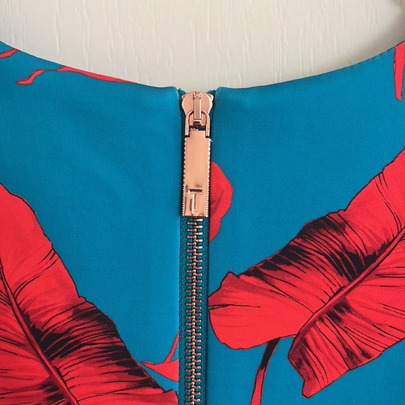 Ted Baker Chynaa Fantasia V-Neck Fit and Flare Skater Dress in TB size 2 - Picture 6 of 11